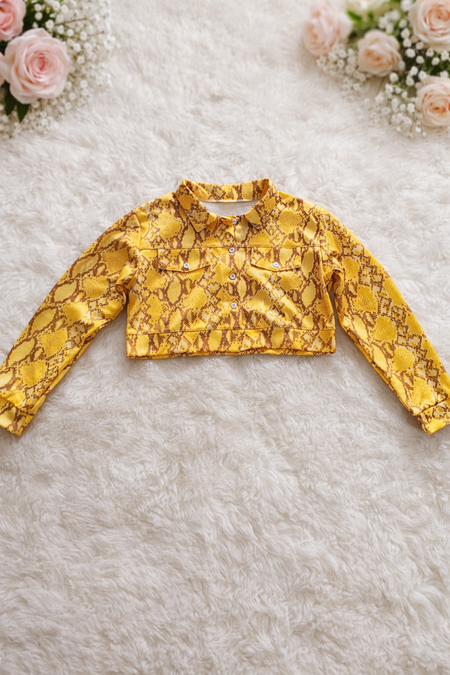Missguided Madison Beer Yellow snake