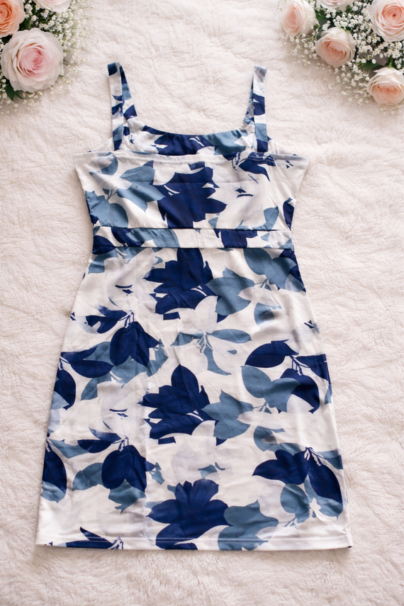 Sleeveless Floral Bodycon Dress