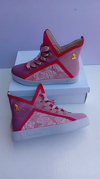 Lotus Sneakers - Wine