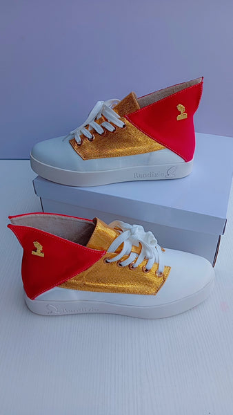 Vogue Sneakers Gold/White