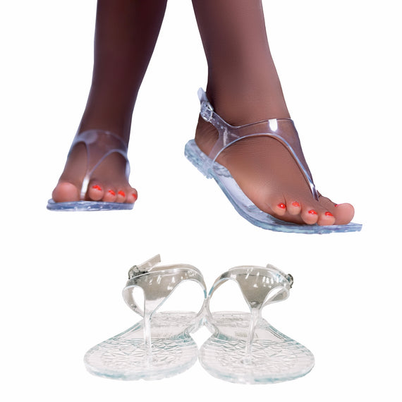 Transparent- Go Go Sandals